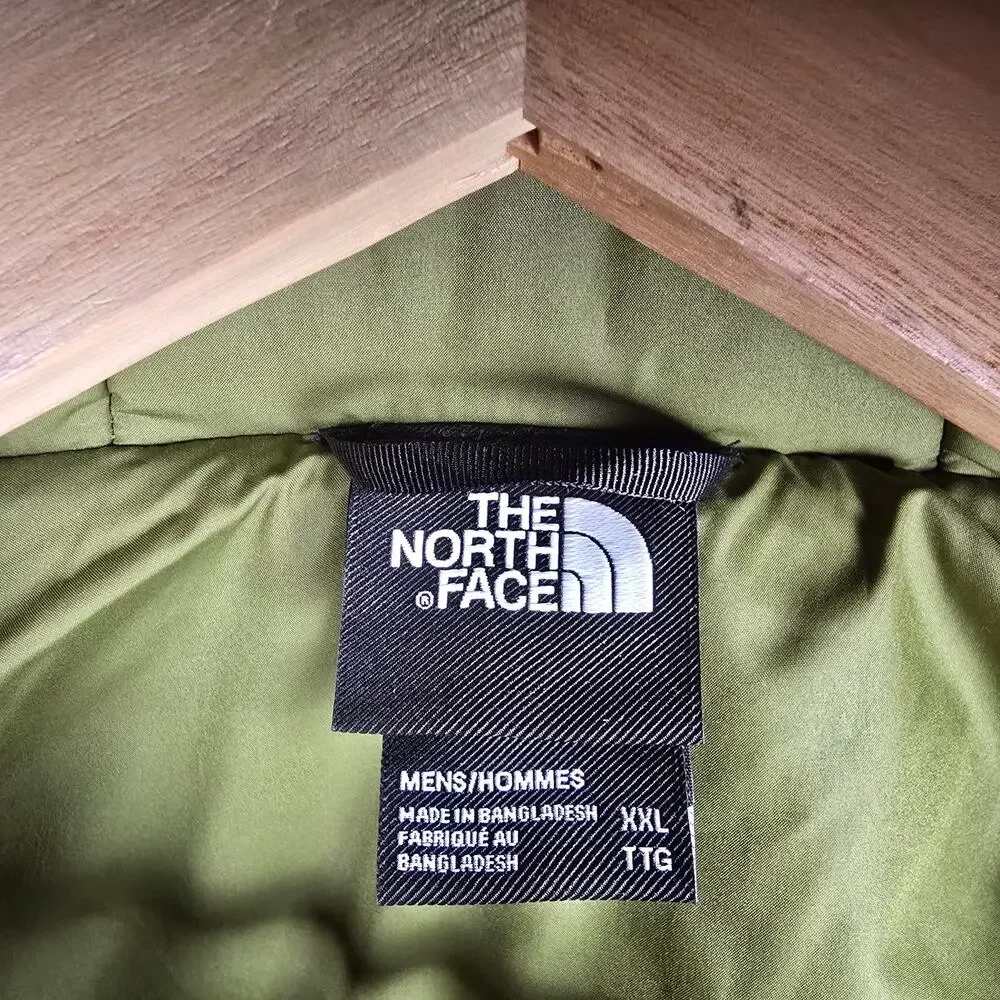 The North Face Mens Size XXL Aconcagua 3 Hoodie Jacket Forest Olive Winter Coat